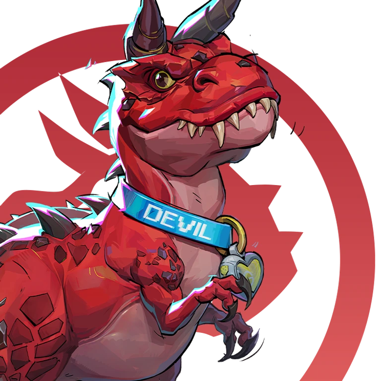 Devil Dinosaur portrait