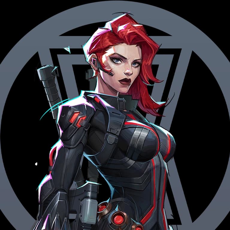 Black Widow portrait