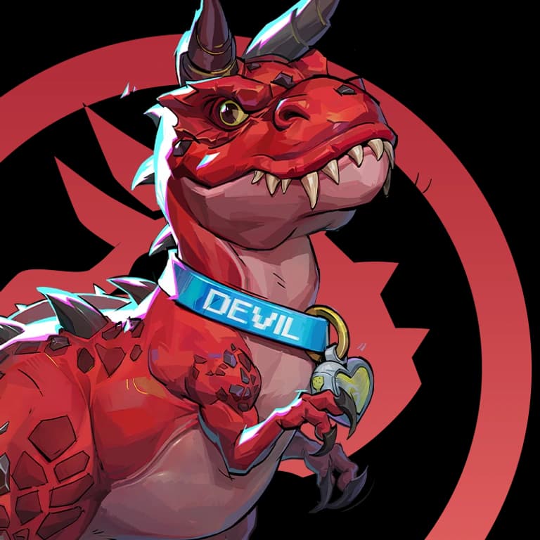 Devil Dinosaur portrait