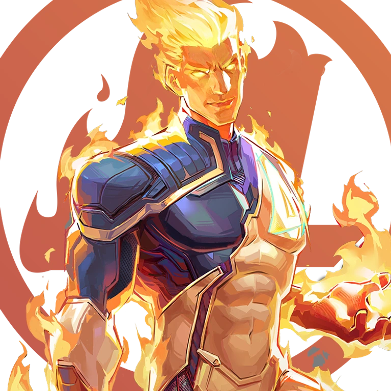 Human Torch portrait