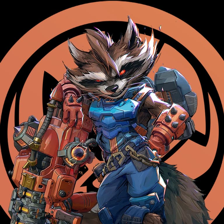 Rocket Raccoon portrait